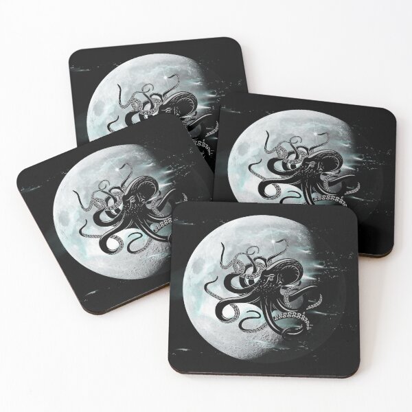 Artikelvorschau, Oktopus-Mondfinsternis entworfen und verkauft von MyMerch4u.