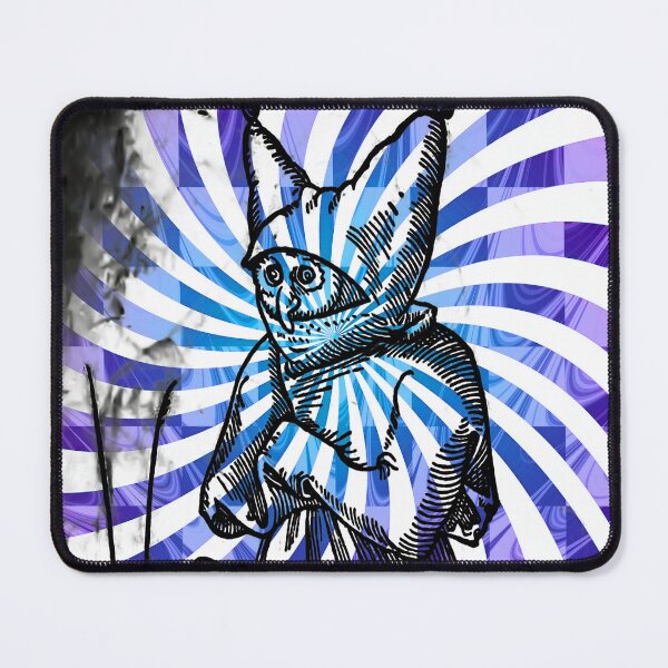 Item preview, Abstract trippy spiral dude designed and sold by HofmannsStamps.