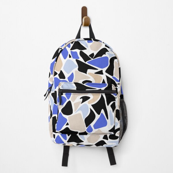 Item preview, Multi-colored, abstract, pattern, with spots, blue, beige, black, colors designed and sold by fuzzyfox.