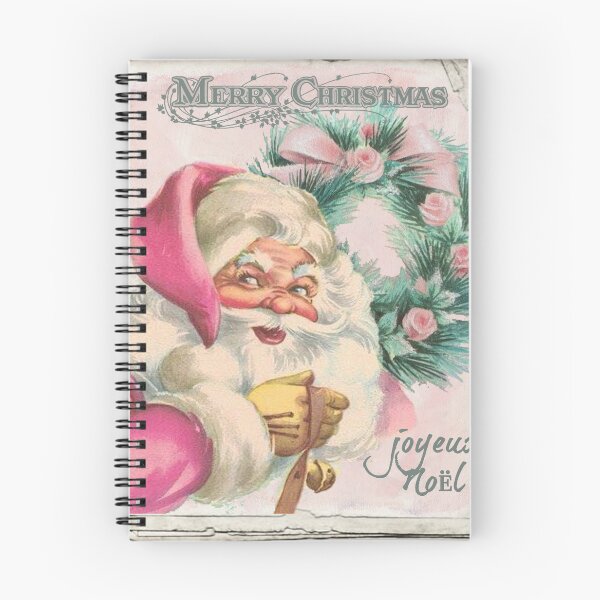 Item preview, Shabby Pink Santa designed and sold by FrenchPaperMoon.