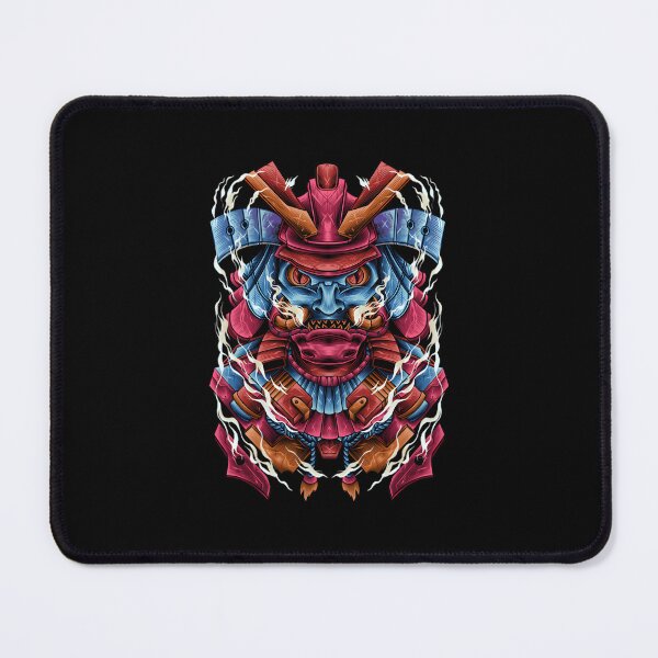 Item preview, JAPANESE HANNYA MECHA-RED BLUE Essential designed and sold by naumyaneysz.