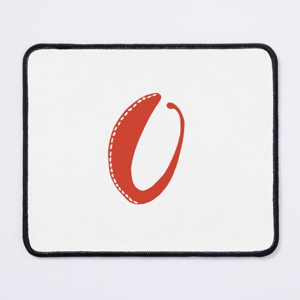 Item preview, Letter O Red initial monogram alphabet capital O designed and sold by Antique-Gifts.
