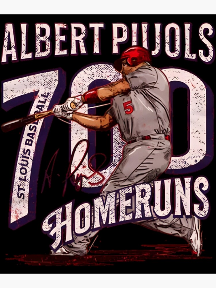 La Maquina - Albert Pujols 700th Home Run Wall And Art Print in