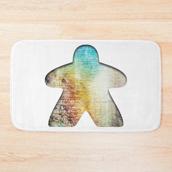 Item preview, Rainbow stone meeple- Modern board game culture designed and sold by Vela Barrera.