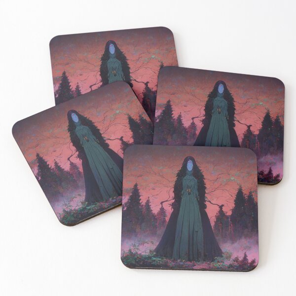 Item preview, the Elder sister, the witchy woman in the woods, witchcore, forestcore AI Generated Art designed and sold by botprompts.