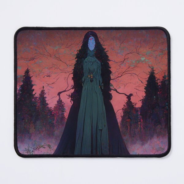 Item preview, the Elder sister, the witchy woman in the woods, witchcore, forestcore AI Generated Art designed and sold by botprompts.