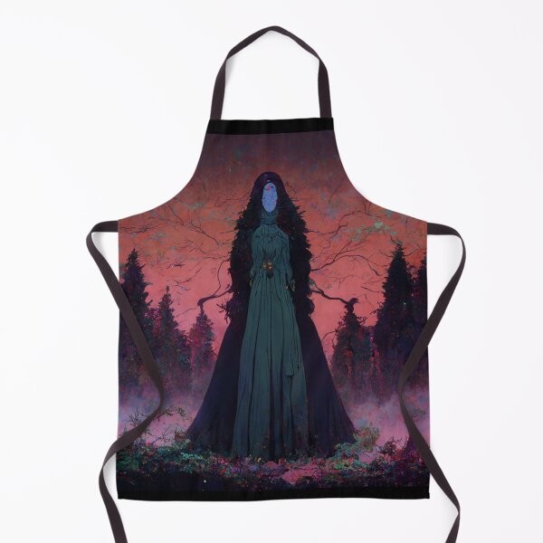 Item preview, the Elder sister, the witchy woman in the woods, witchcore, forestcore AI Generated Art designed and sold by botprompts.