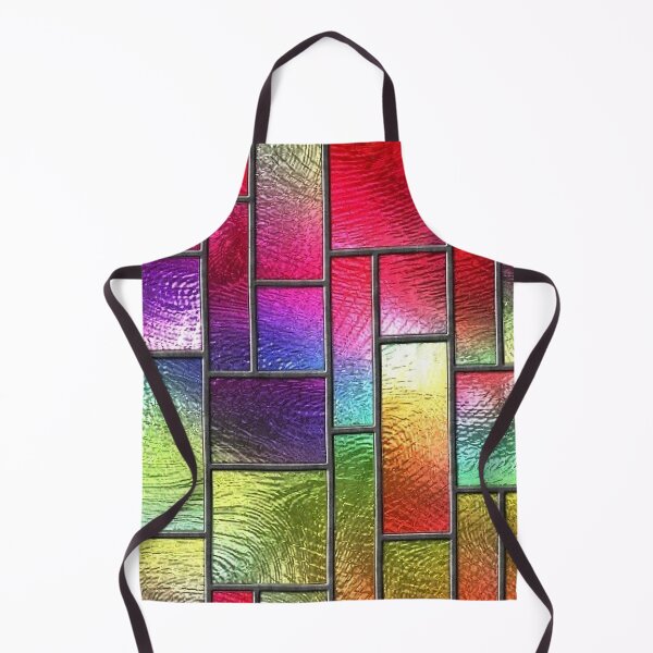 Item preview, Rainbow Rectangles & Squares Stained Glass designed and sold by DeusExMachina1.