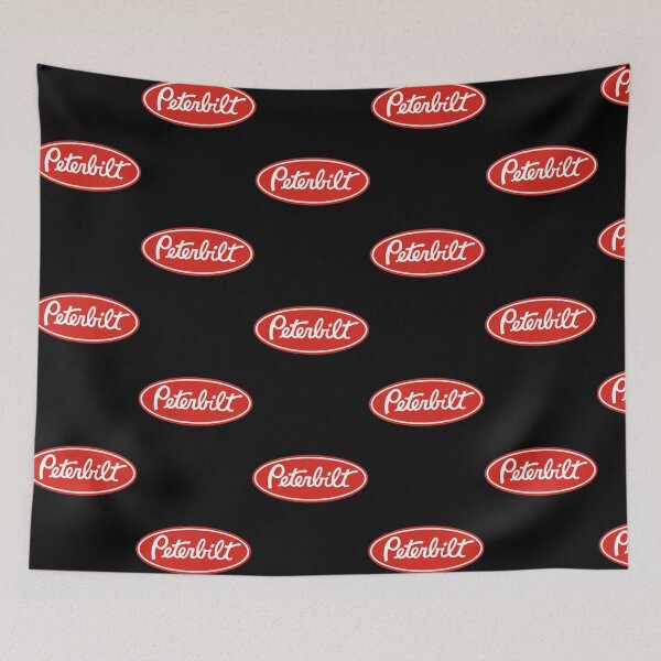 Item preview, Peterbilt Truck Logo Redwhite Essential T-Shirt designed and sold by SkylarBerge.