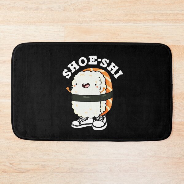 Item preview, Shoe-shi Funny Sushi Puns (Dark BG) designed and sold by punnybone.