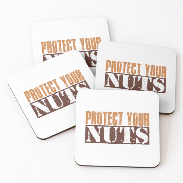 Item preview, Protect Your Nuts - Vintage Retro Text designed and sold by Whimsical  Thinker.