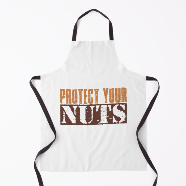 Item preview, Protect Your Nuts - Vintage Retro Text designed and sold by Whimsical Thinker.
