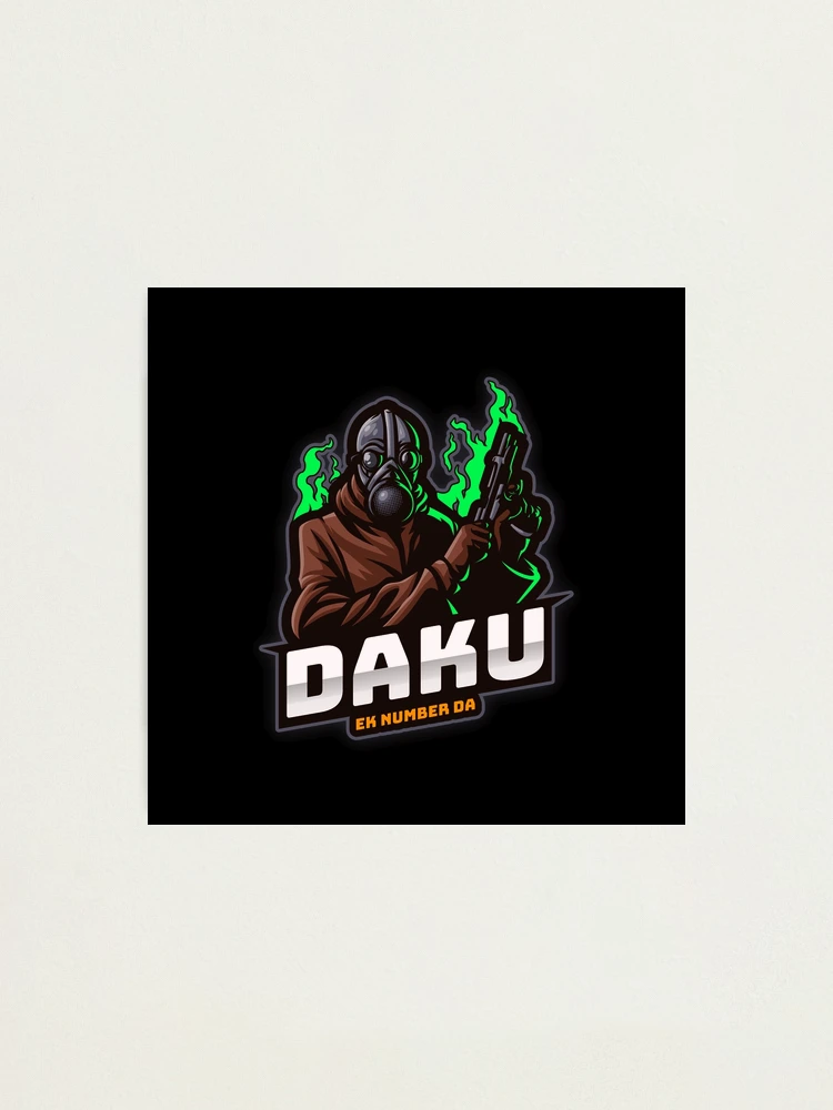 DAKU T-SHIRT - BLACK WITH RED 'DAKU' LOGO | DAKU