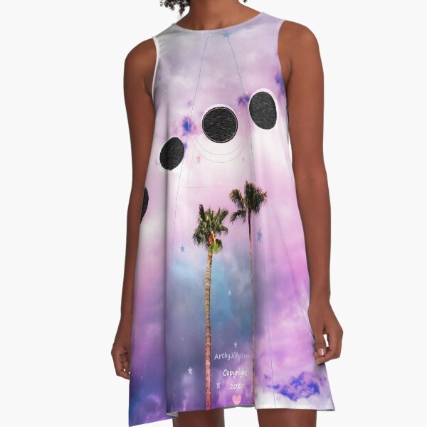 Moon Over El Mirador A-Line Dress