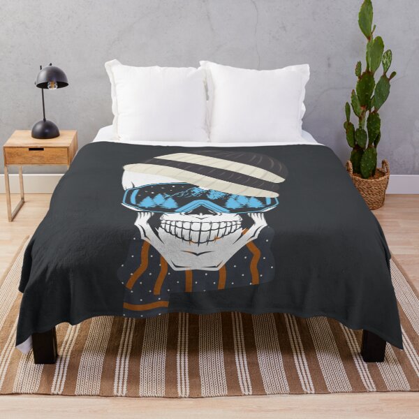 Item preview, Ski or Snowboard Skull With Black And White Hat: snow, winter, yahoo! designed and sold by tmdaliggr.