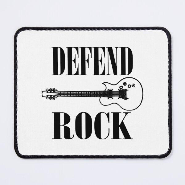 Item preview, defend rock guitar design designed and sold by WildGrainDesign.