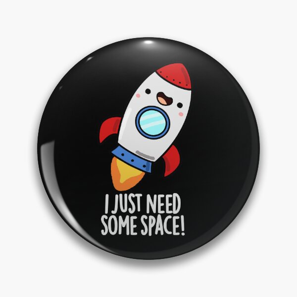 Item preview, I Just Need Some Space Funny Rocket Puns (Dark BG) designed and sold by punnybone.