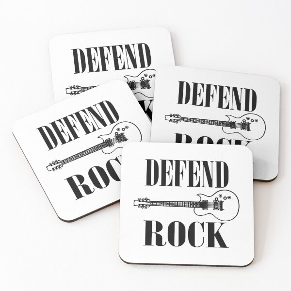 Item preview, defend rock guitar design   designed and sold by WildGrainDesign.