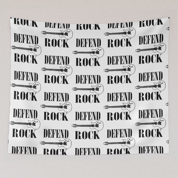 Item preview, defend rock guitar design   designed and sold by WildGrainDesign.