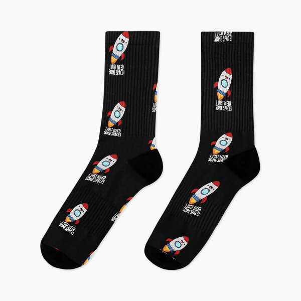Item preview, I Just Need Some Space Funny Rocket Puns (Dark BG) designed and sold by punnybone.