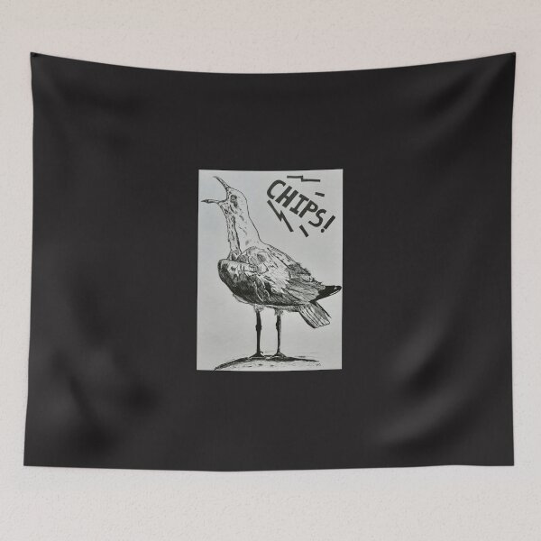 Item preview, Hungry Seagull Shouting designed and sold by dabztaliepv.