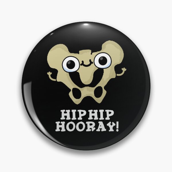 Item preview, Hip Hip Hooray Funny Anatomy Puns (Dark BG) designed and sold by punnybone.