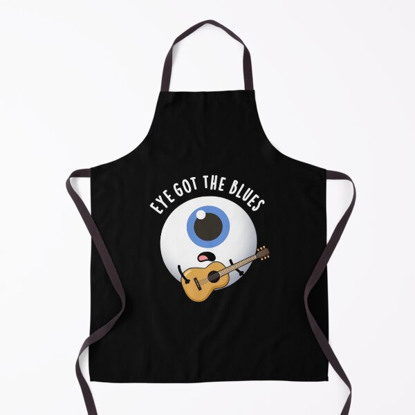 Item preview, Eye Got The Blues Funny Eyeball Music Puns (Dark BG) designed and sold by punnybone.