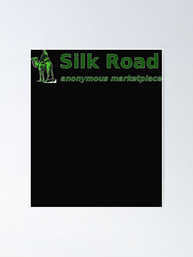 Silk Road Anonymous Marketplace Logo Deep Web Dark Onion Tor Poster   Fposter,small,wall Texture,product,750x1000 