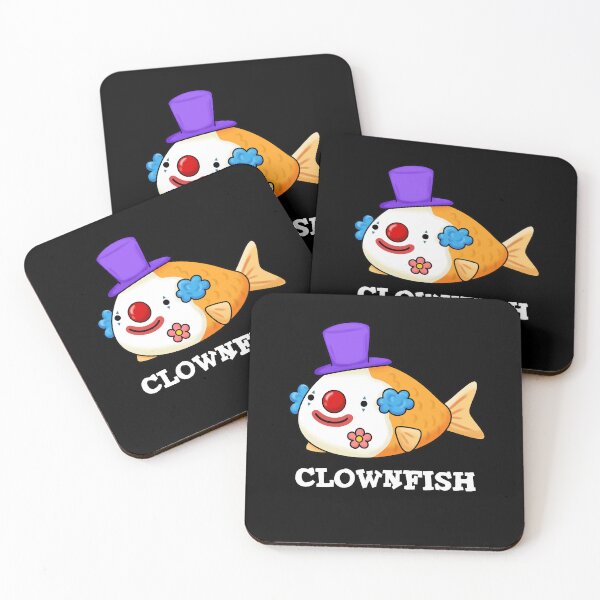 Item preview, Clownfish Funny Animal Fish Puns (Dark BG) designed and sold by punnybone.