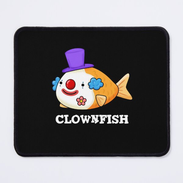 Item preview, Clownfish Funny Animal Fish Puns (Dark BG) designed and sold by punnybone.