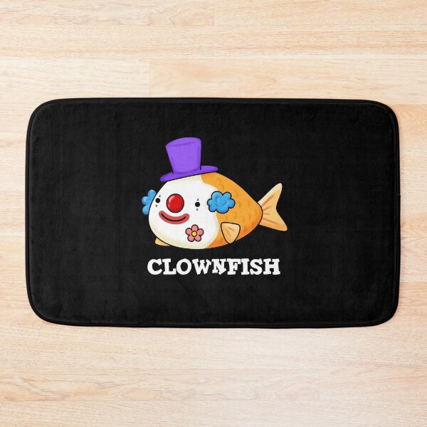 Item preview, Clownfish Funny Animal Fish Puns (Dark BG) designed and sold by punnybone.