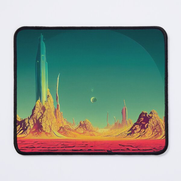Item preview, Retro futuristic landscape designed and sold by Daniel Camba.