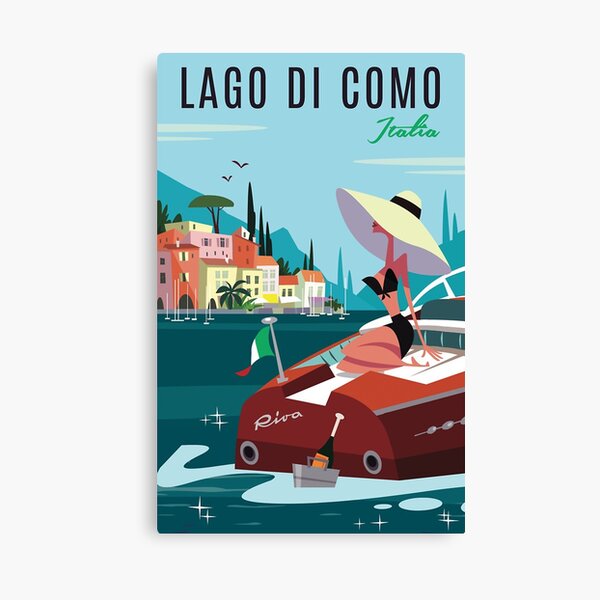 Lago Di Como Italia Canvas Print