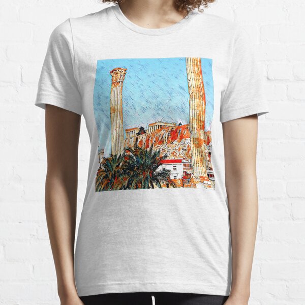 Distant Acropolis Essential T-Shirt
