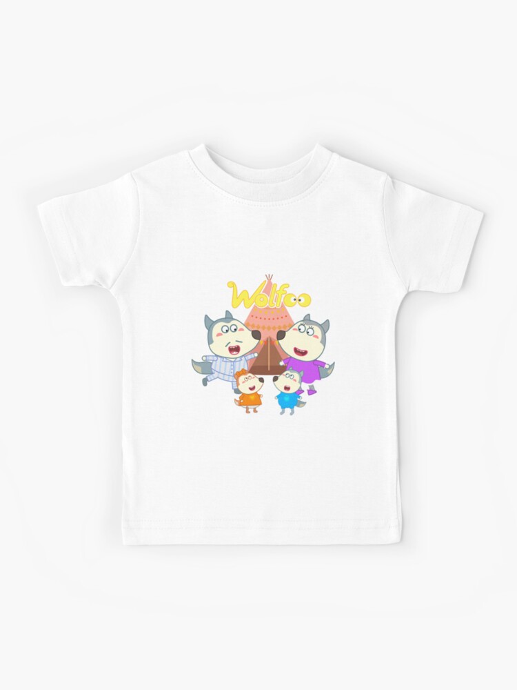 Wolfoo Cartoon Character Kids T-Shirt for Sale by HajimeKambe