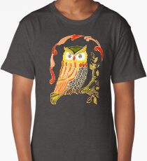 Lovely Cute Owl Long T-Shirt