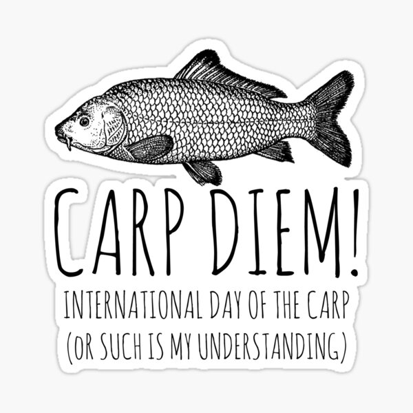 CARP DIEM! Sticker