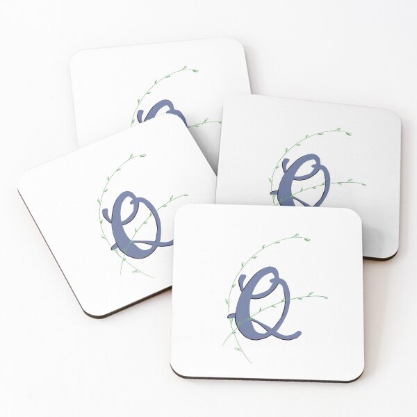 Item preview, Letter Q initial monogram alphabet Q designed and sold by Antique-Gifts.