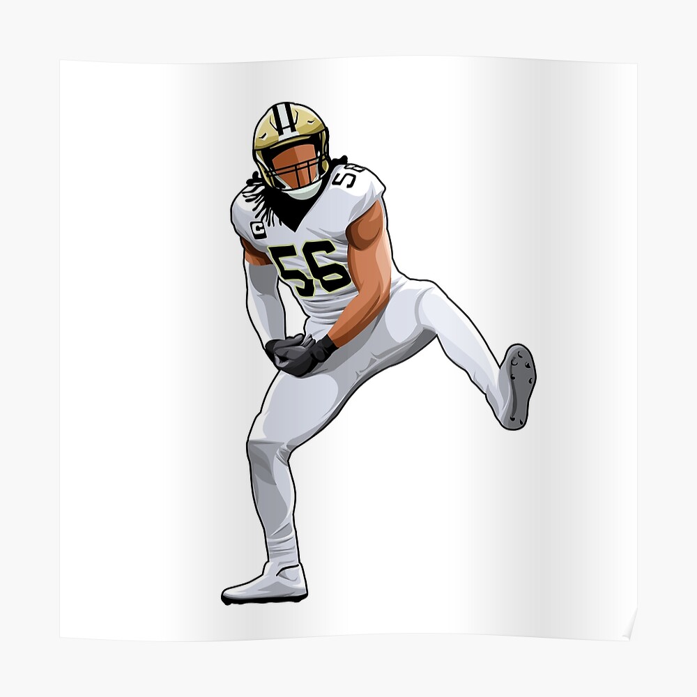 Demario Davis #56 Celebrates Tackle Sticker for Sale by KickNow