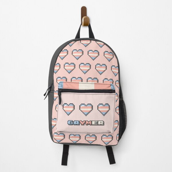 Item preview, Trans Pixelated Video Game Heart Pride - Trans Woman designed and sold by Gay-Koala.