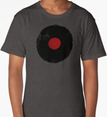 Grunge Vinyl Record Long T-Shirt