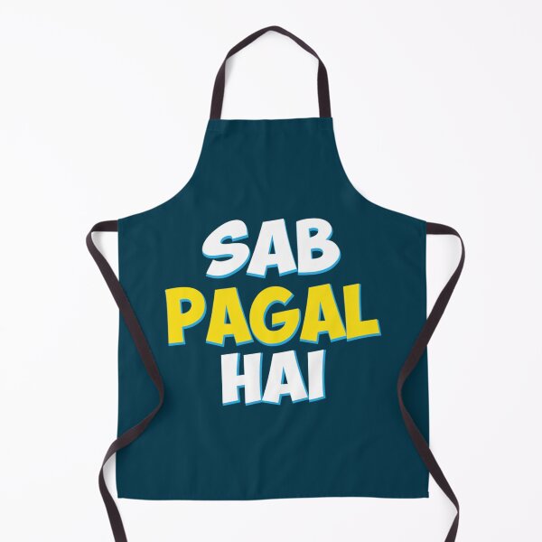 Item preview, Sab Paagal Hai Funny Hindi Desi Quote    designed and sold by FreshMercDesign.