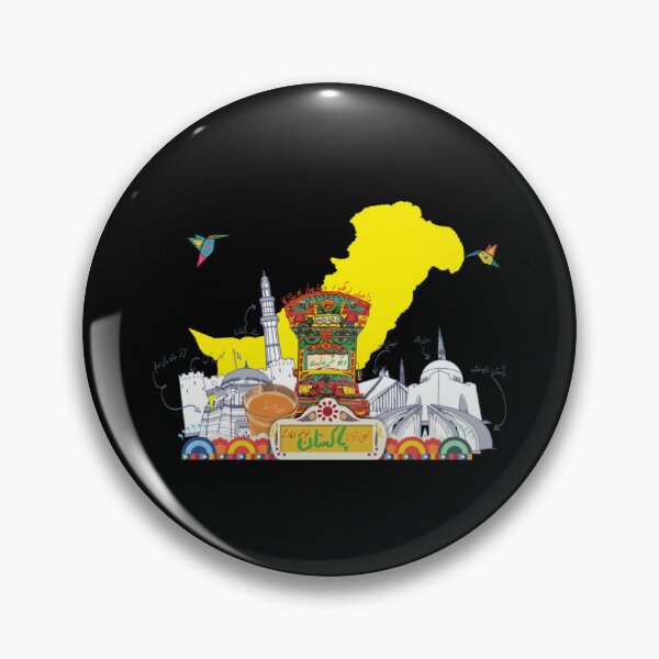 Item preview, Truck Art Unique Style - Desi Touch - Faisal Masjid - Pakintani Truck - Minar e pakistan - Pakistani designed and sold by FreshMercDesign.