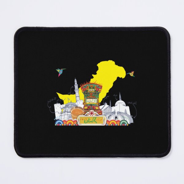Item preview, Truck Art Unique Style - Desi Touch - Faisal Masjid - Pakintani Truck - Minar e pakistan - Pakistani designed and sold by FreshMercDesign.