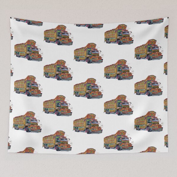 Item preview, Truck Art Unique Style - Desi Touch - Pakistani Local Transport   designed and sold by FreshMercDesign.