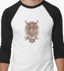 Cute Owl Men's Baseball ¾ T-Shirt