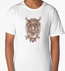 Cute Owl Long T-Shirt