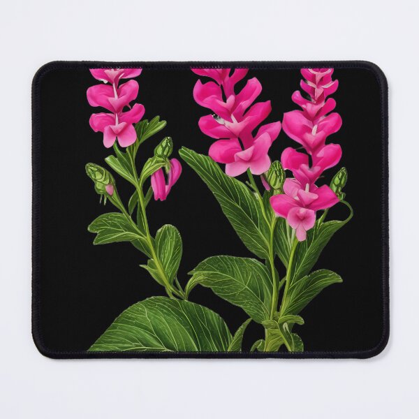 Item preview, 2 Pink Vintage snapdragons flowers designed and sold by antonberson.