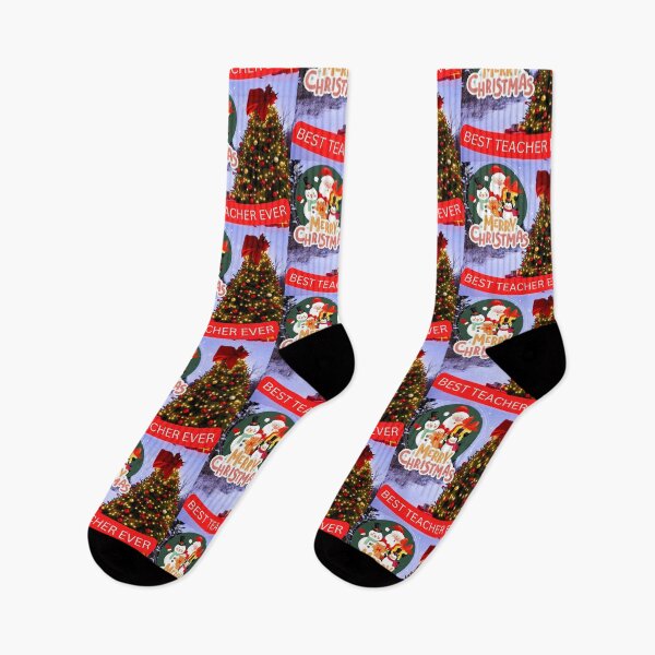 Item preview, MERRY CHRISTMAS BEST TEACHER EVER designed and sold by starfishstuff.