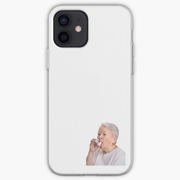 inhaler lady iPhone Soft Case